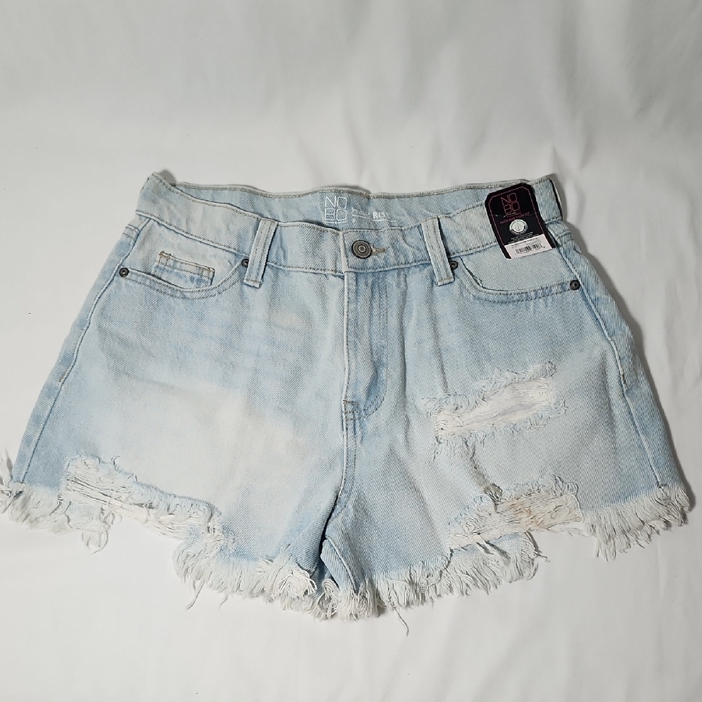 No Boundaries Light Blue Jean Shorts
